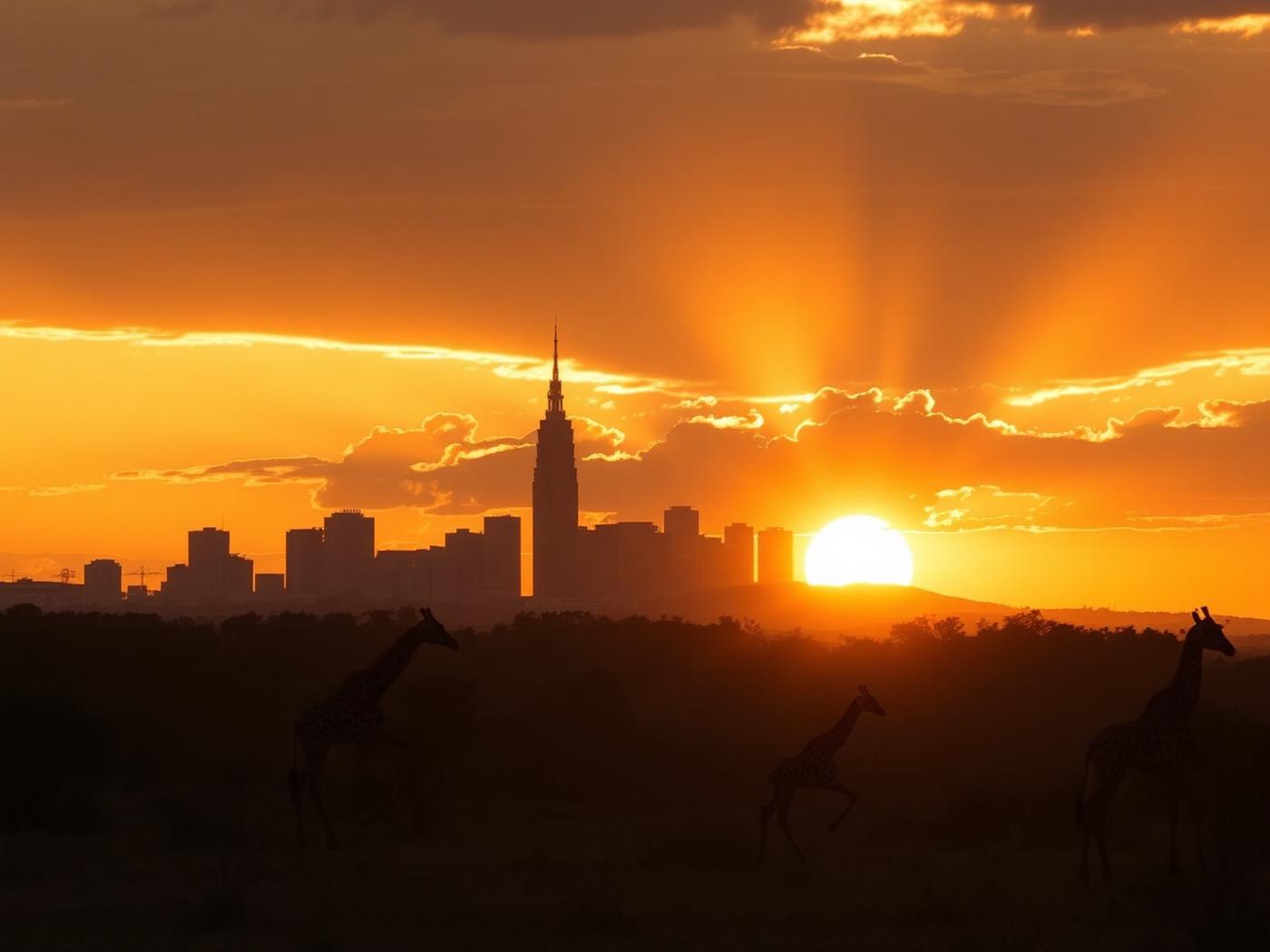 Nairobi — Città + Orfanotrofio Elefanti & Giraffe